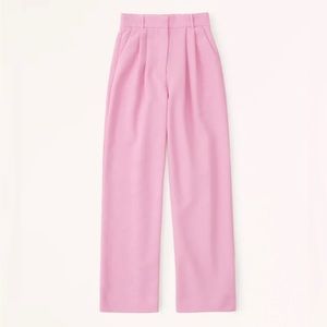 NWT Abercrombie Sloane trouser pant - pink.